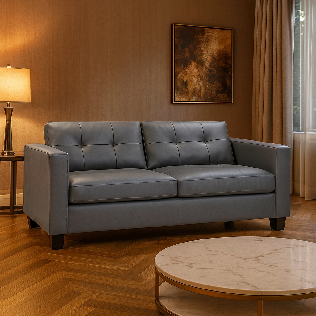 Kew 3 Seater Sofa in Grey (7023855730752)