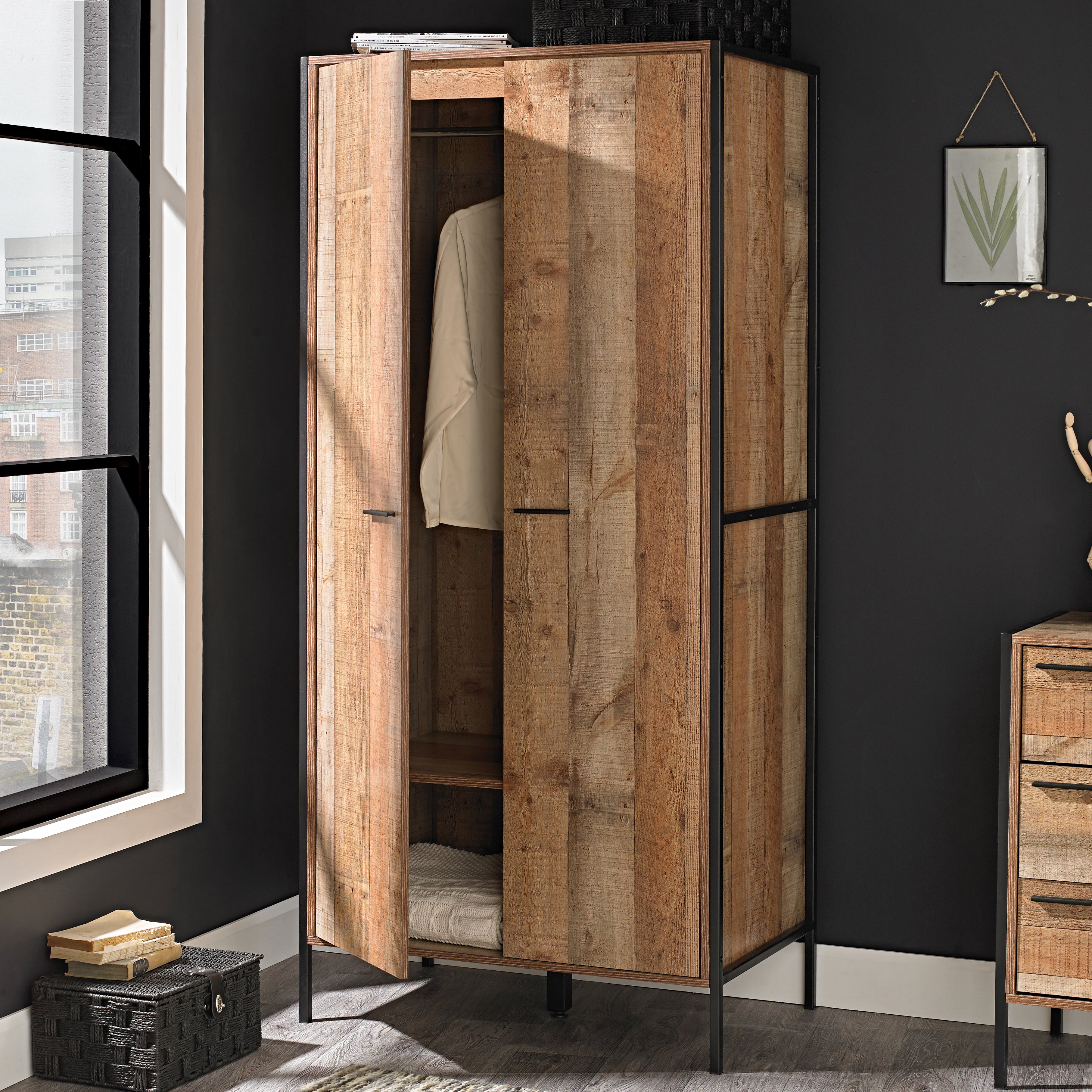 HOXTON 2 DOOR WARDROBE 2 PACKS (14969140609402)