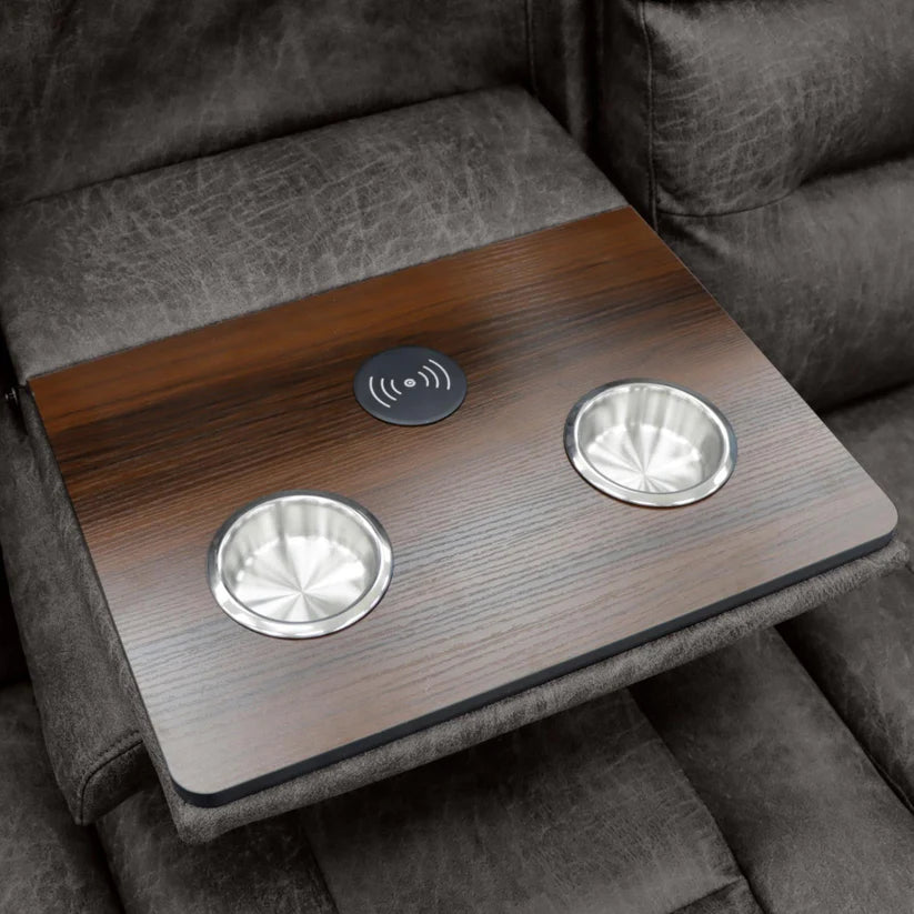 Leo Tech Recliner Sofa Brown 2 Seater,6 (15320508236154)