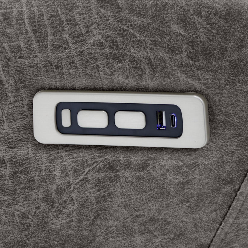 Leo Tech Recliner Sofa Brown 3 Seater,7 (15320508301690)