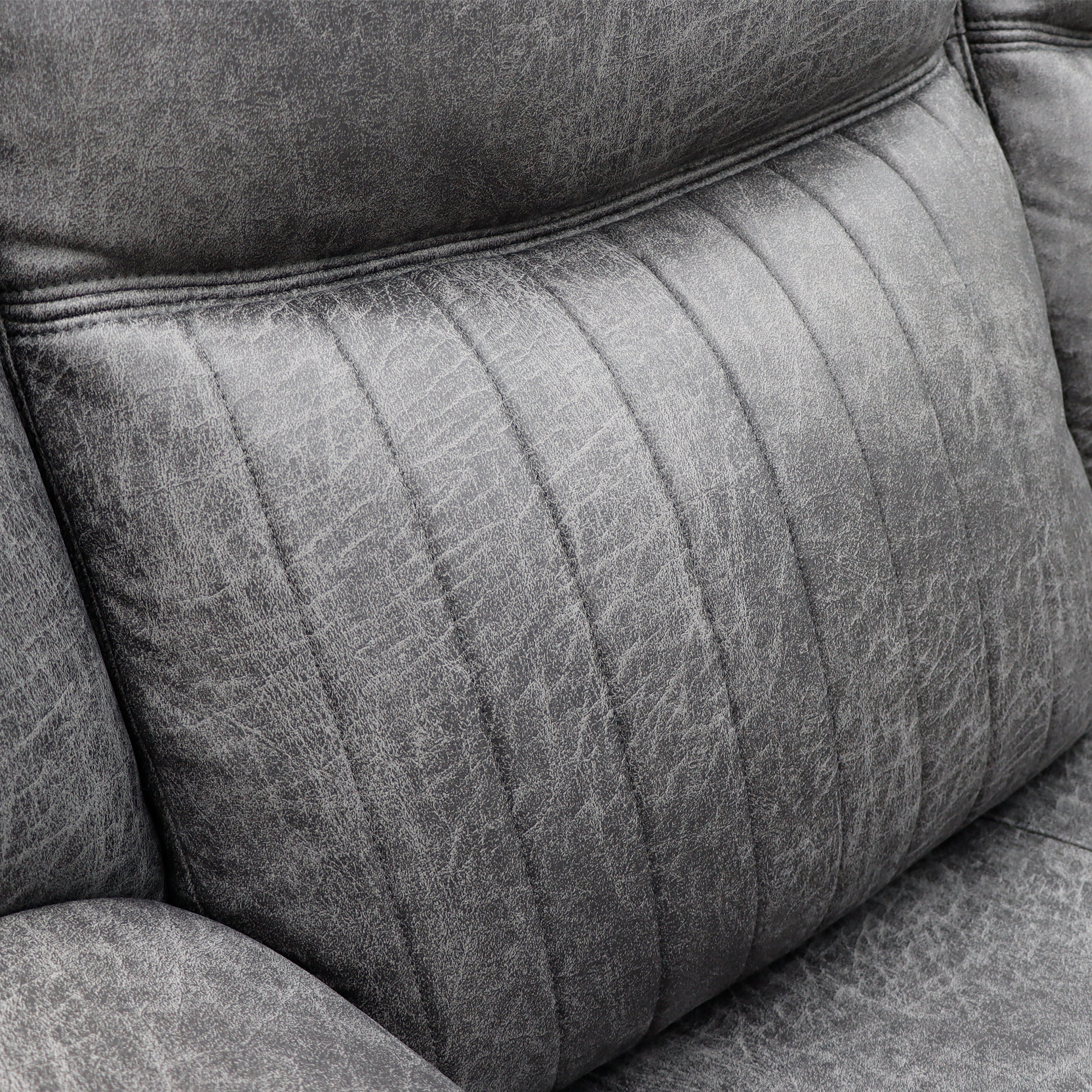 Strand Electric Recliner Sofa Grey Armchair - AMC Furniture