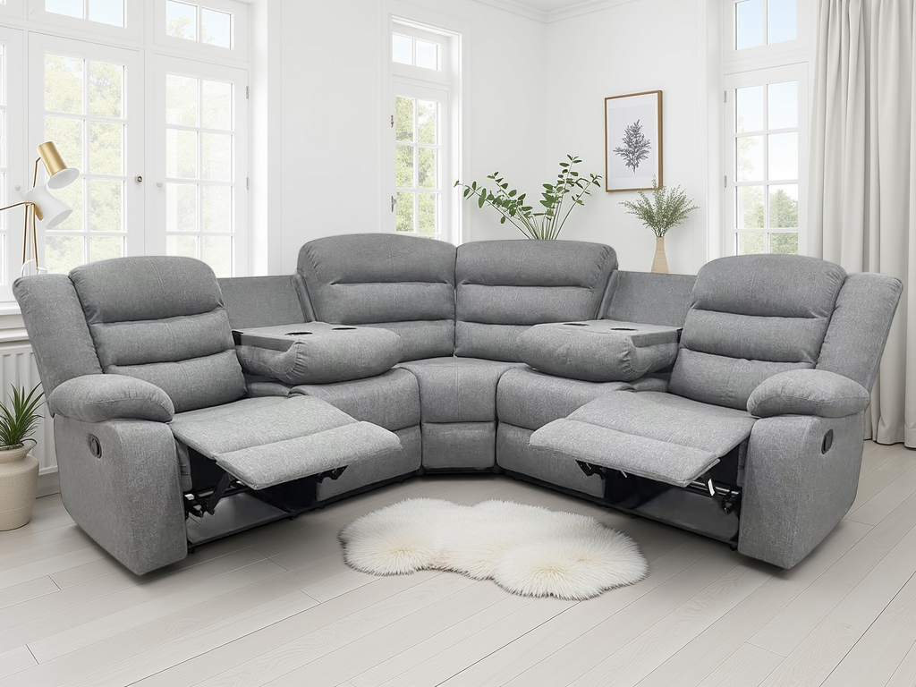 Leonardo Manual Reclining Corner Sofa