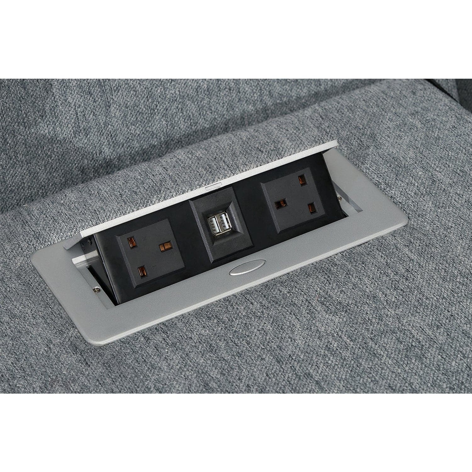 Linden Recliner Sofa Grey Large Corner (7023949054016)