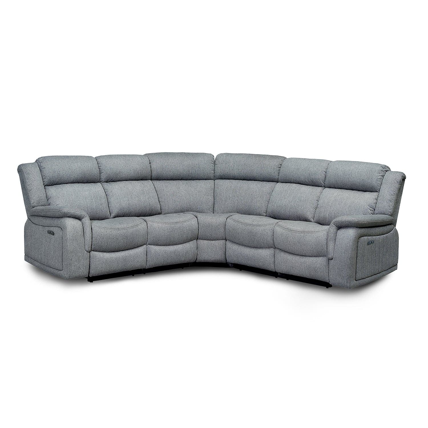 Linden Recliner Sofa Grey Large Corner (7023949054016)