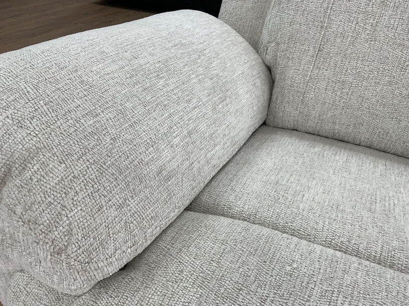 Lyra Electric Recliner Beige Armchair,side corner view (15320515445114)