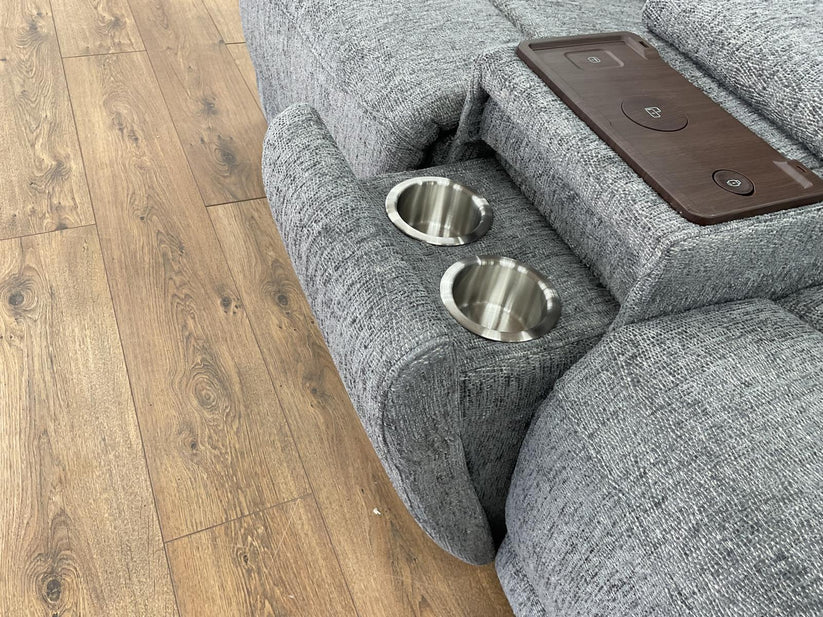 Lyra Electric Recliner Grey 2 Seater,3 (15320515543418)