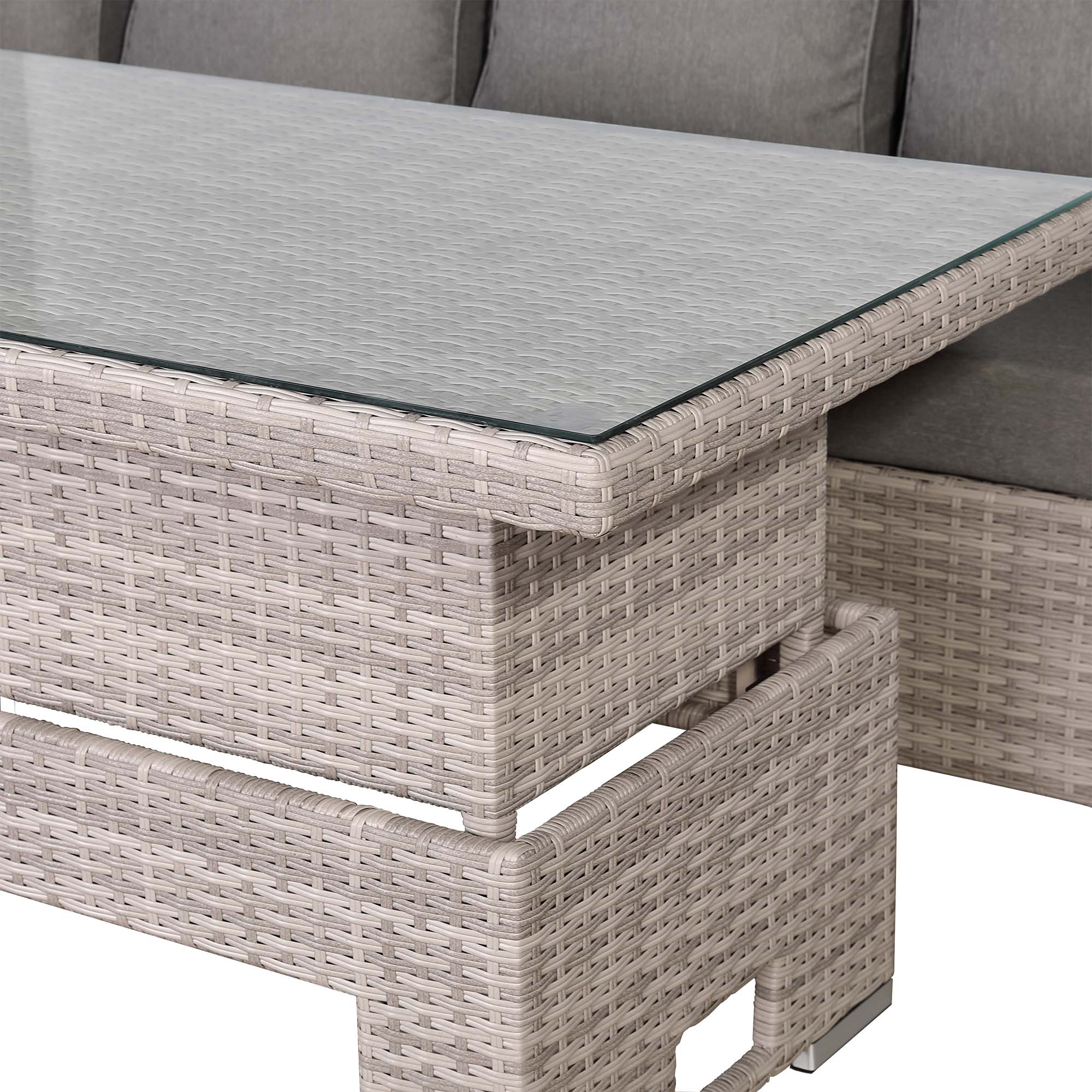 Sorrento Large Corner Dining Set LH - AMC Furniture
