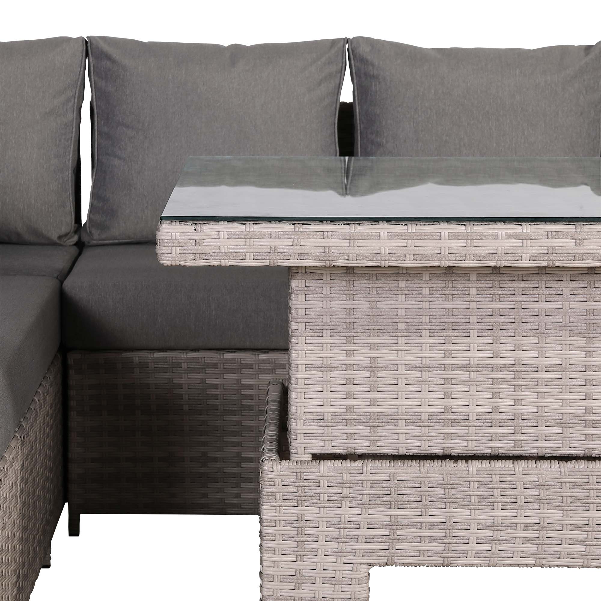 Sorrento Large Corner Dining Set LH - AMC Furniture
