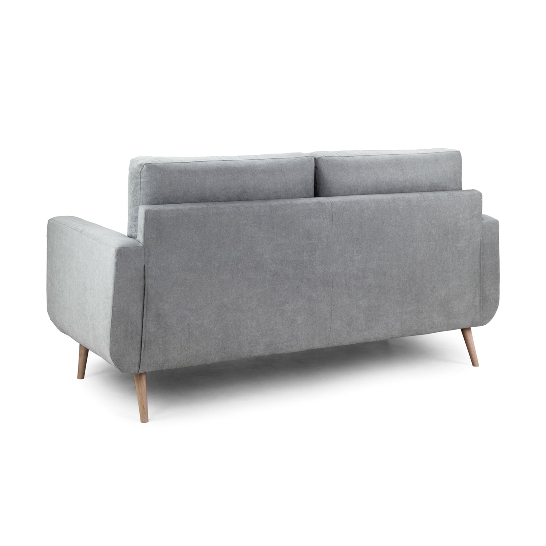 Madison Grey Three Seater Sofa - back view (7021695631424)