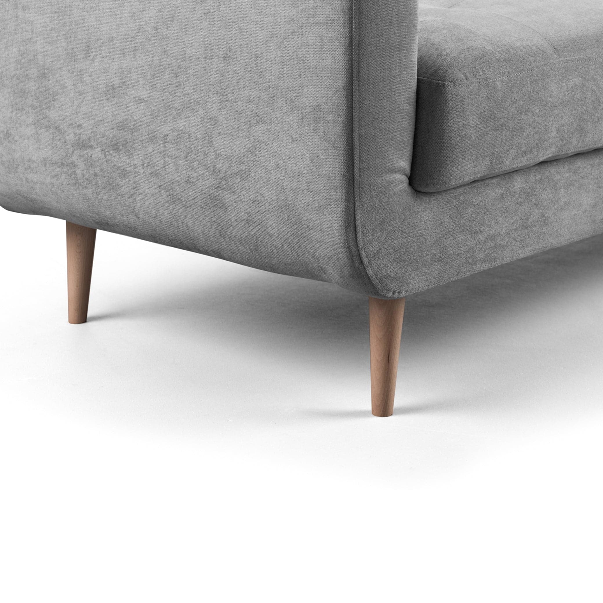 Madison Grey Three Seater Sofa - bottom view Two (7021695631424)