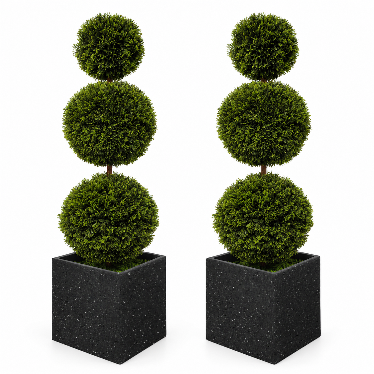 Pair of Artificial Topiary Ball Trees – UV Resistant, Weatherproof & Maintenance-Free China
