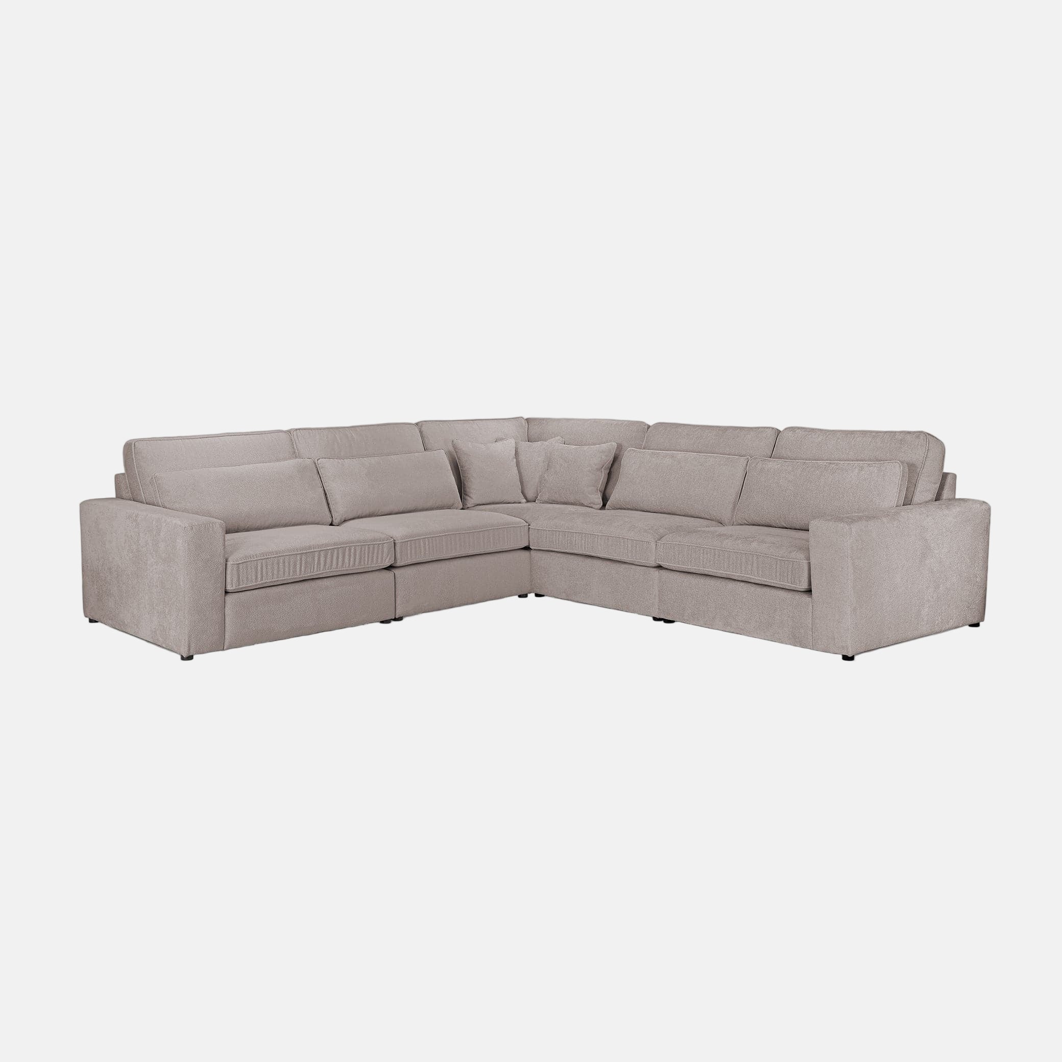 Modena Modular Sofa Grey Large Equal Corner (7024796303424)