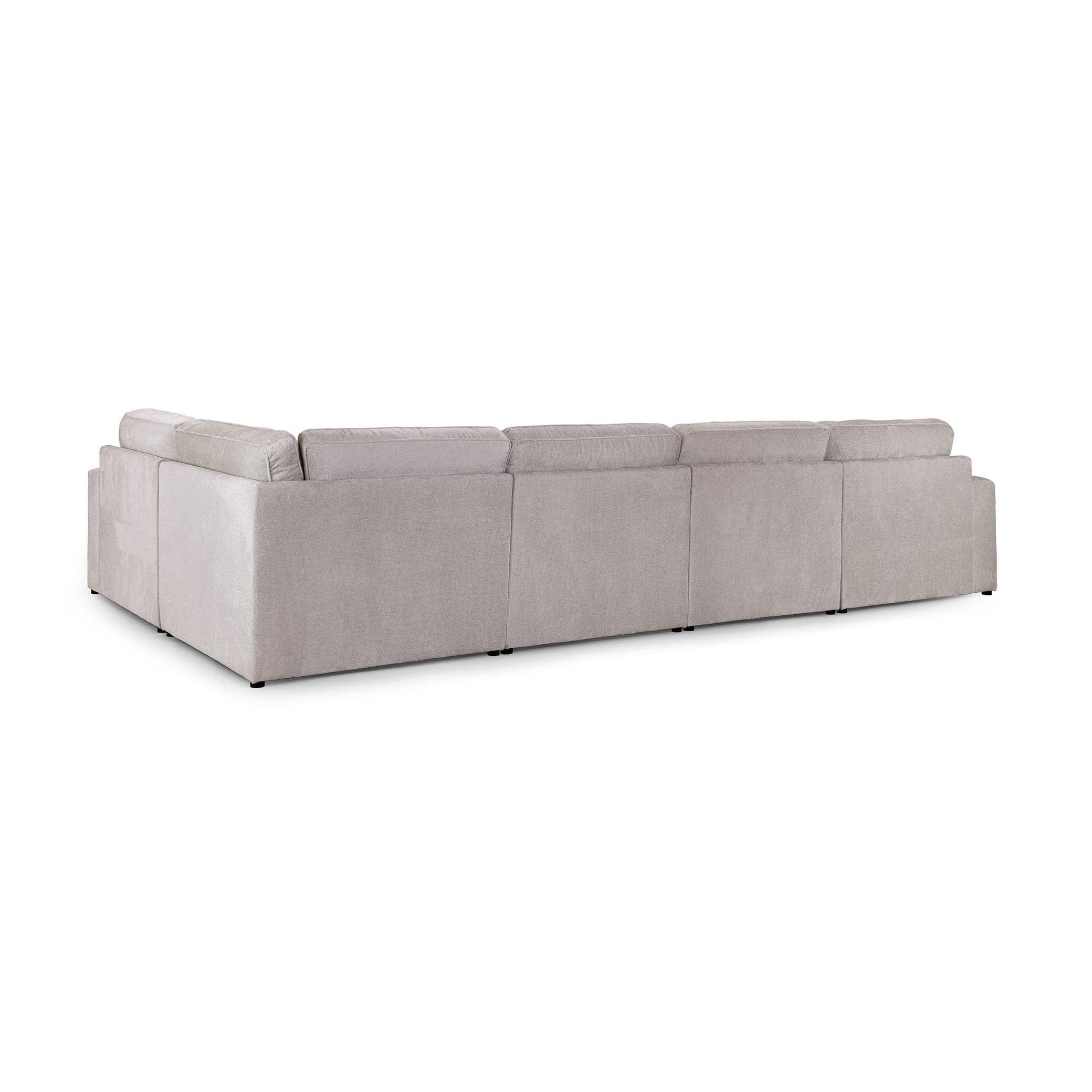 Modena Modular Mocha Right Hand Corner Sofa – back view (7024776872000) (14699506336122)