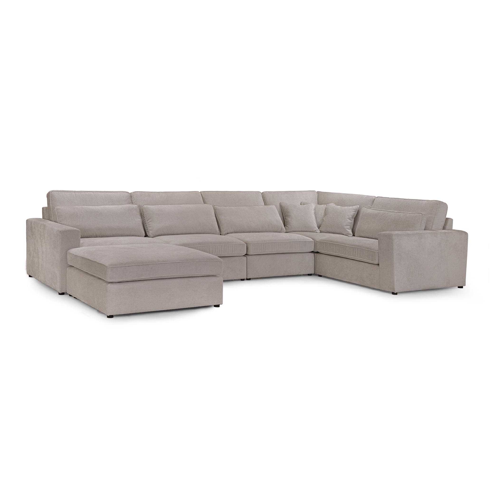 Modena Modular Mocha Right Hand Corner Sofa – front view 1 (7024776872000)