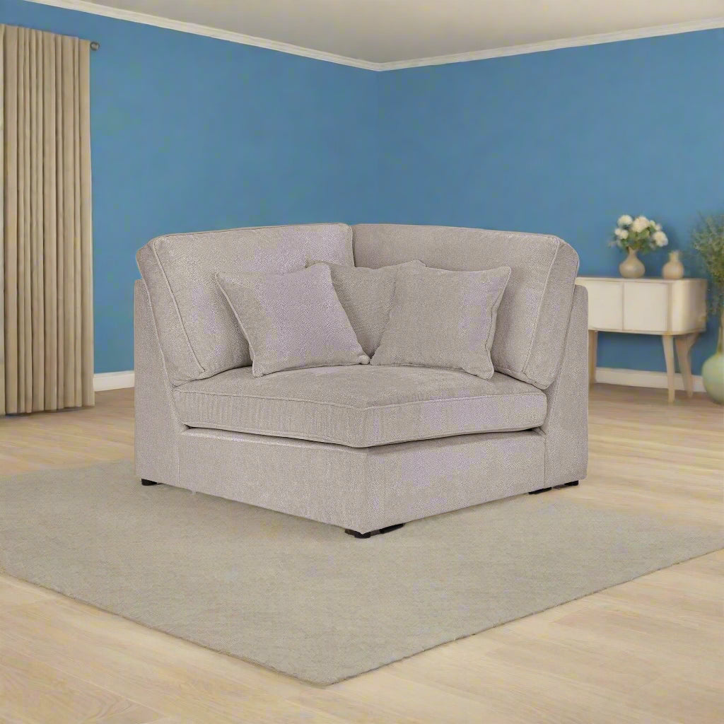 Modena Modular Sofa Mocha Corner Piece (7024698392640)