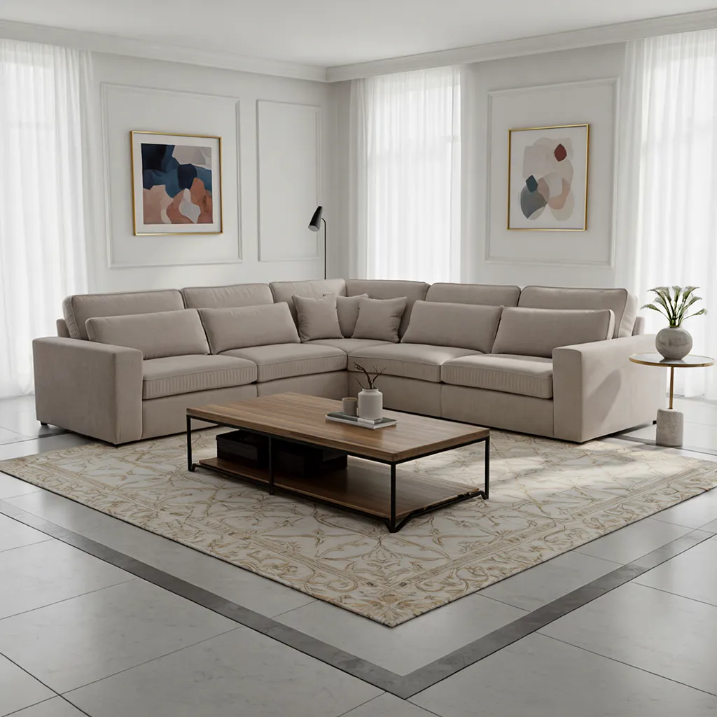 Modena Modular Sofa Mocha Large Equal Corner (7024794828864)