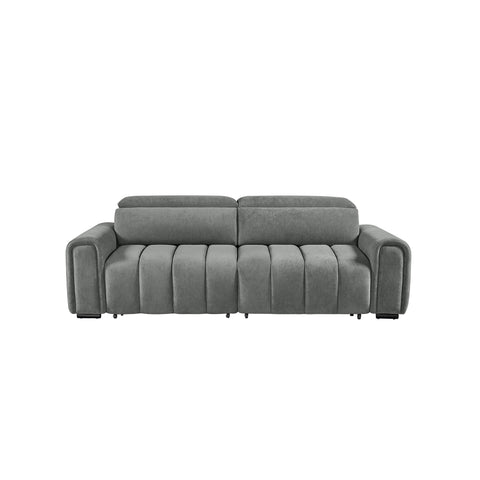 Molly Electric Reclining 3 Seater Sofa in Effect Grey