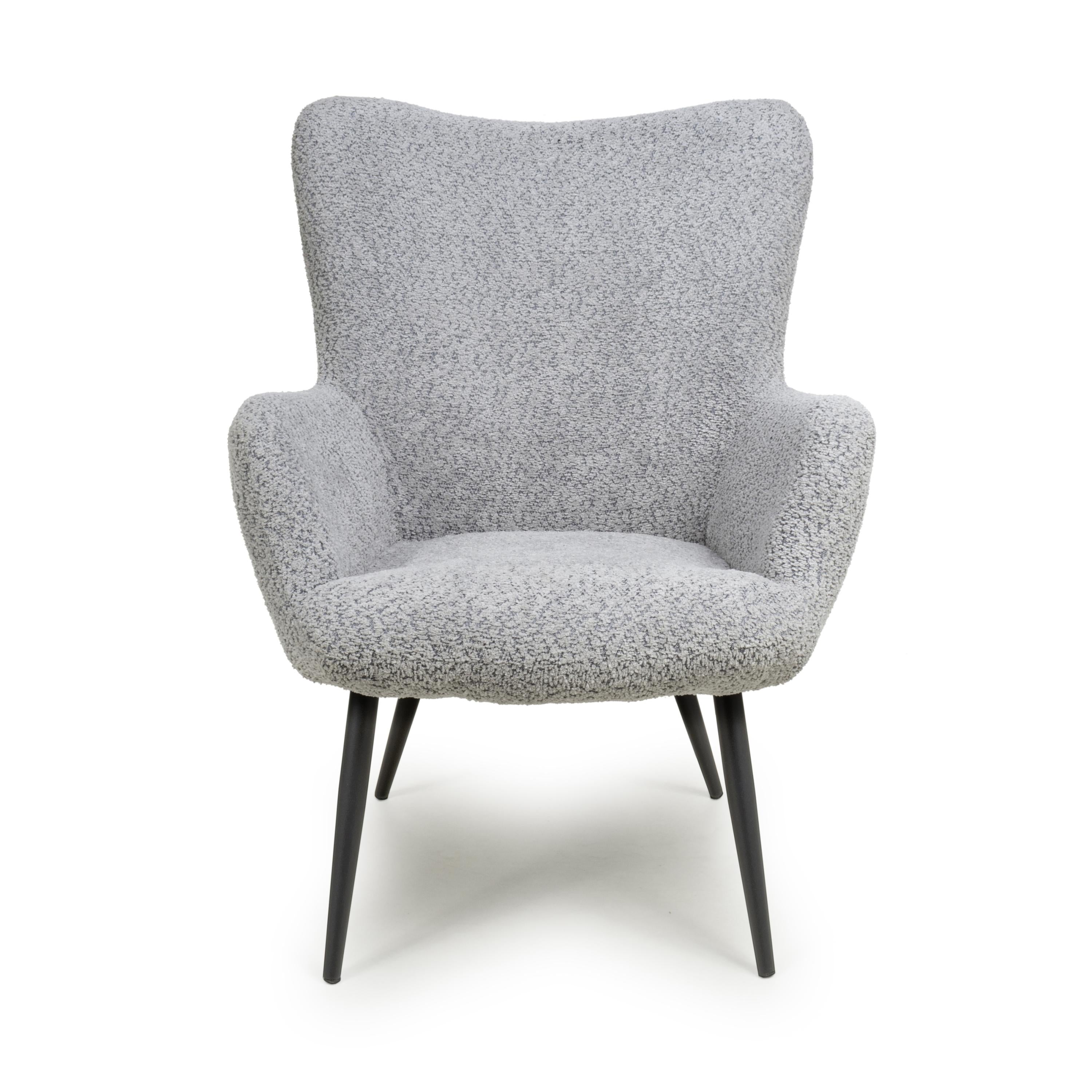 Monaco Textured Chenille Effect Mink Armchair - AMC Furniture