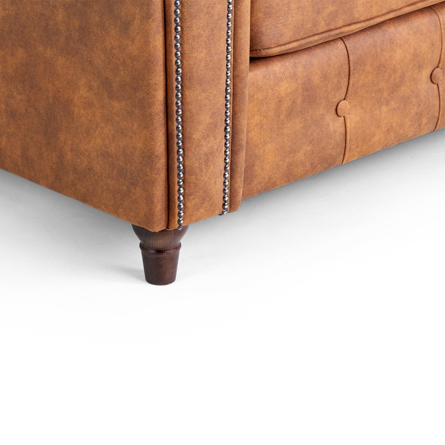 Oakland Sofa Tan 2 Seater (7025813684288)