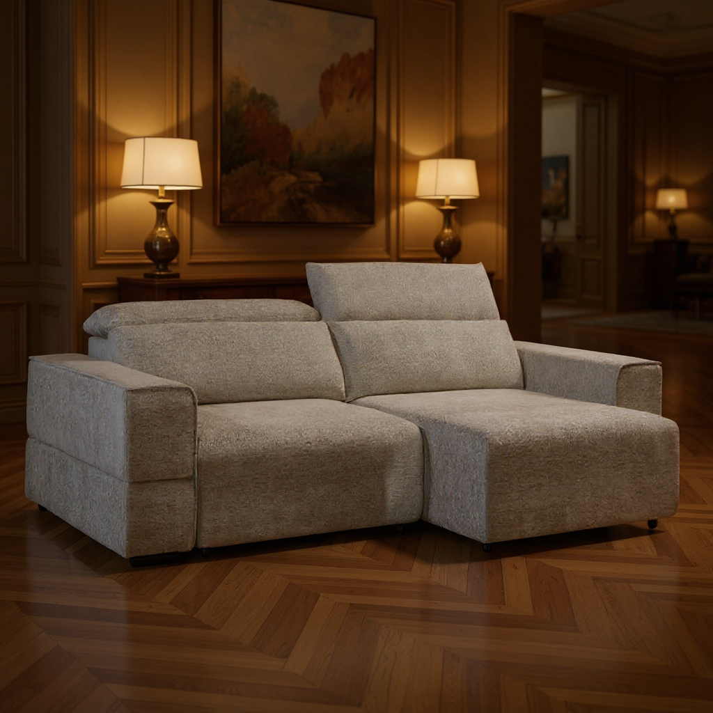 Ophelia Electric Reclining 3 Seater Sofa Bed in Mikah Wickes