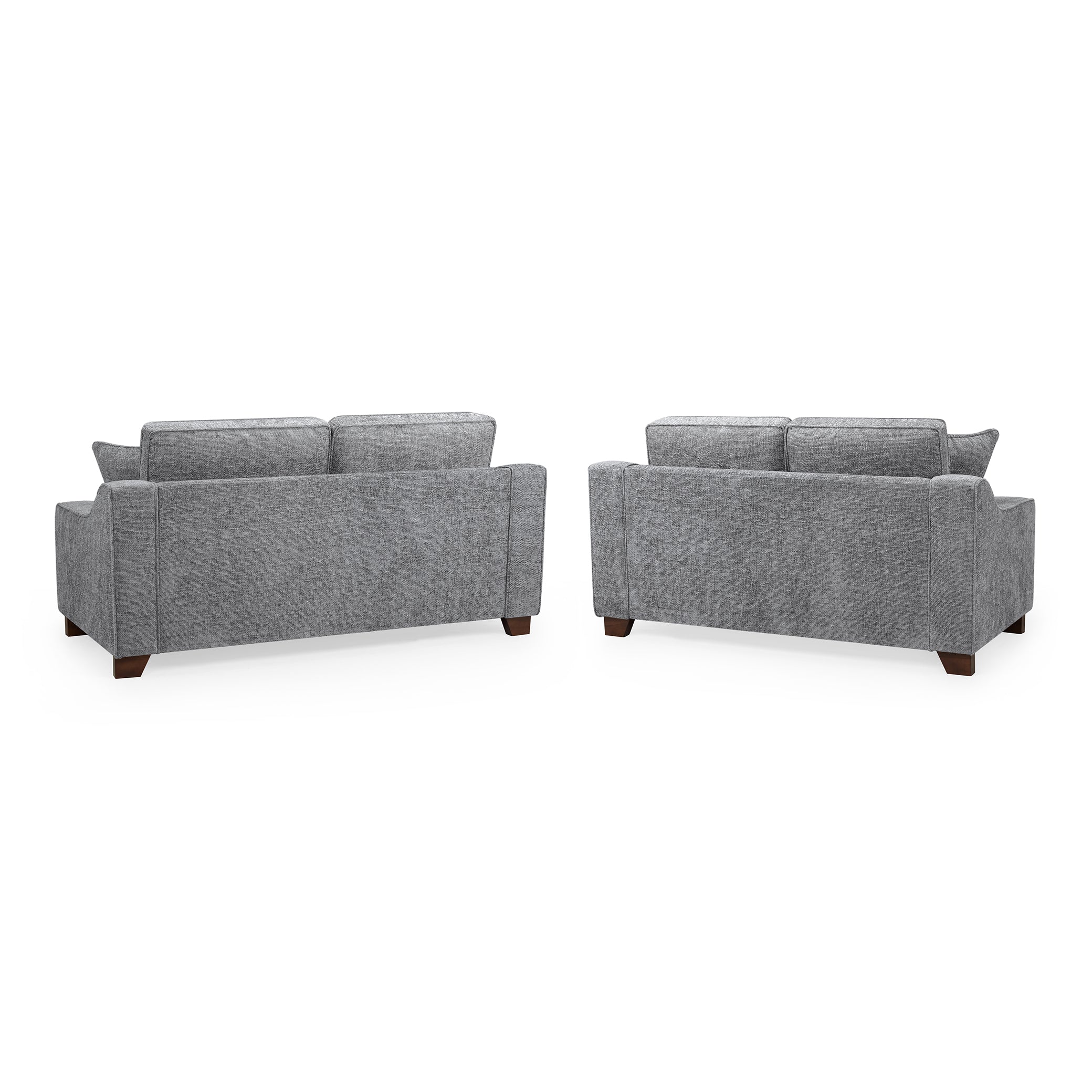 Orion Sofa Slate 3+2 Set - Back view (7025573855296)