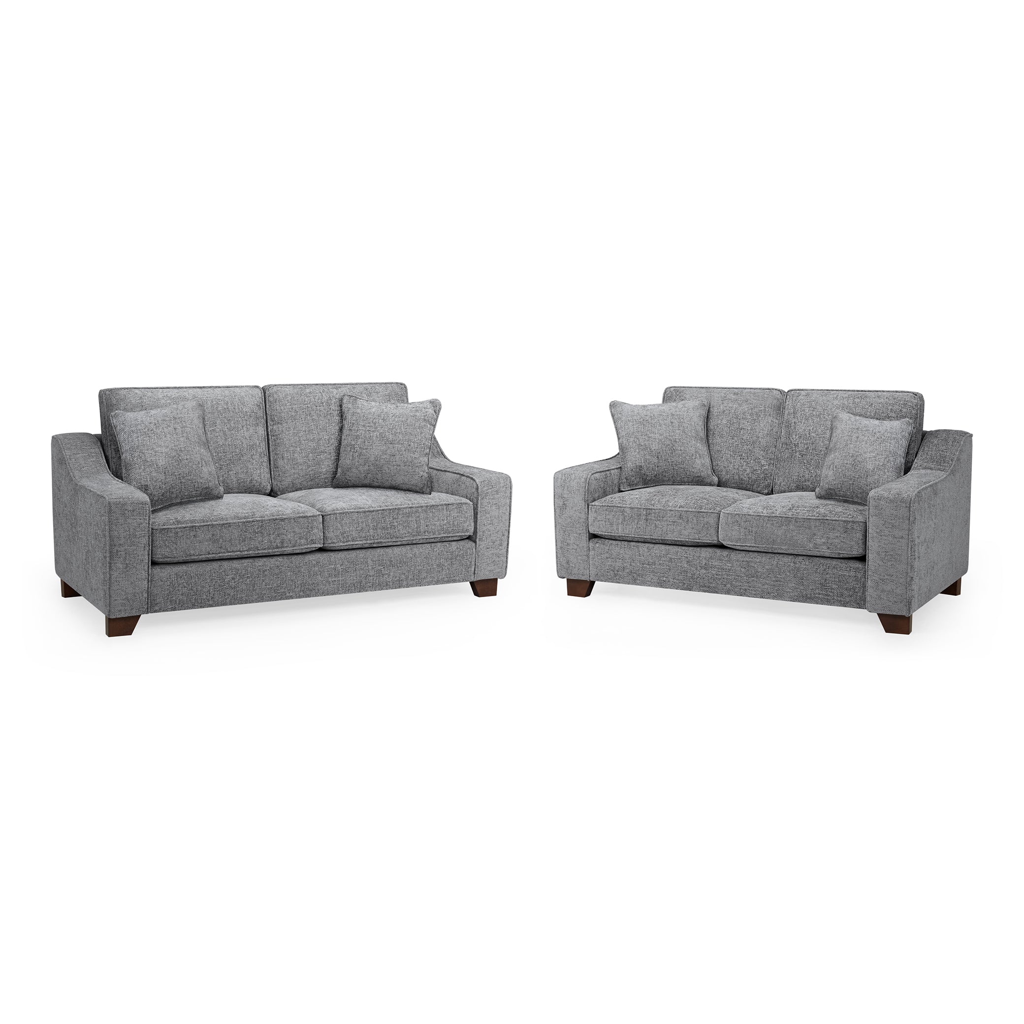 Orion Sofa Slate 3+2 Set - Front view (7025573855296)