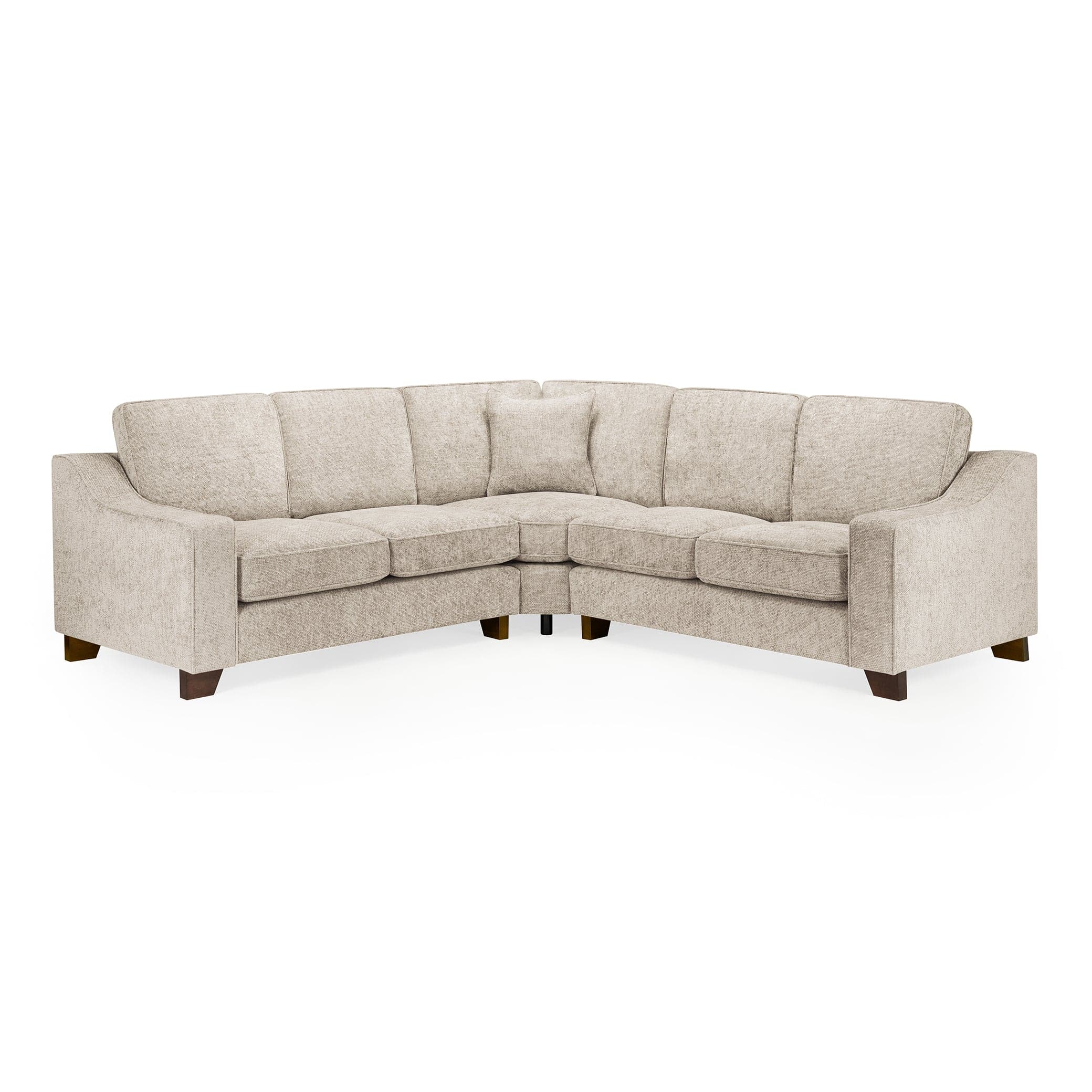 Orion Sofa Stone Large Corner - Front View (7025547247680)