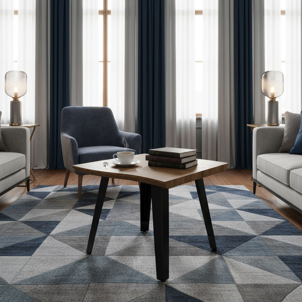 Orwell Natural Curved End Table