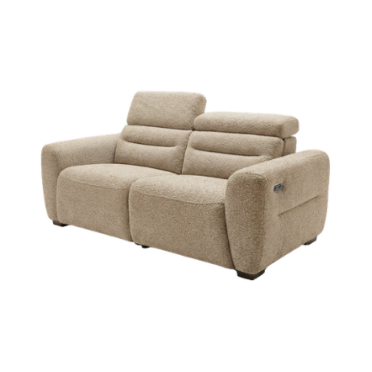 Osaka Electric Recliner Beige 3 Seater - AMC Furniture