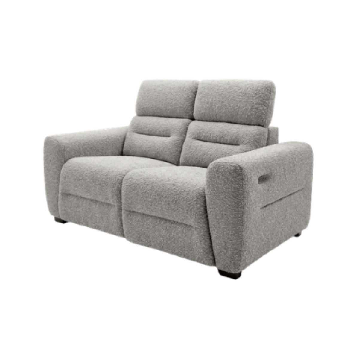 Osaka Electric Recliner Grey 2 Seater - AMC Furniture