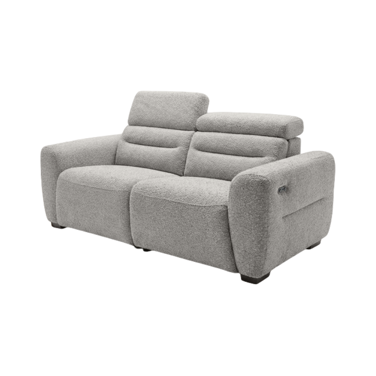 Osaka Electric Recliner Grey 3 Seater - AMC Furniture