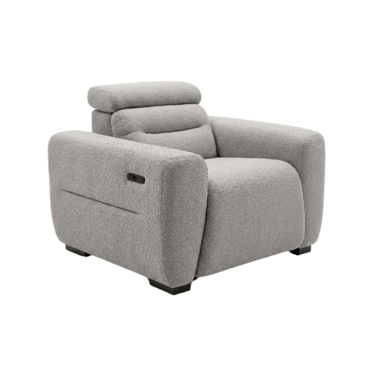 Osaka Electric Recliner Grey Armchair - AMC Furniture