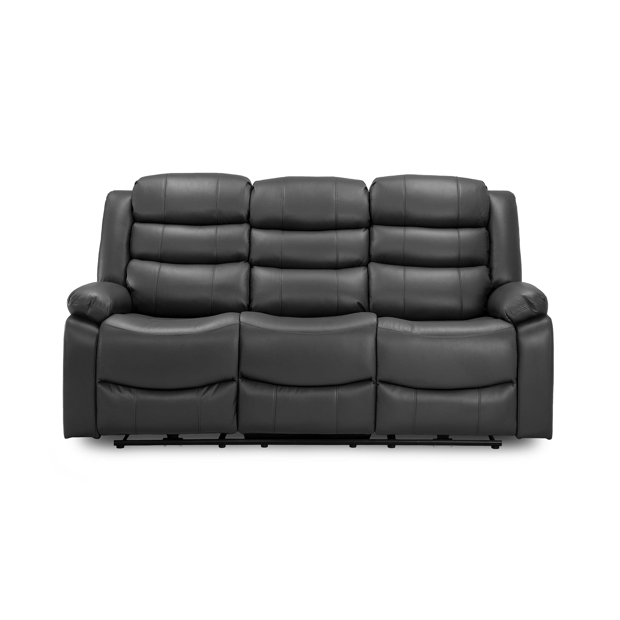 Otto Electric Recliner Sofa Black 3 Seater (7025820106816)