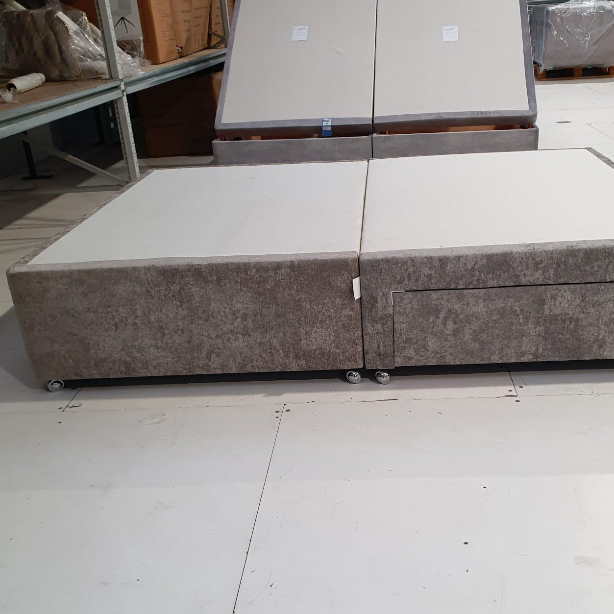 King 2 Drawer Divan Base in Truffle (Clearance) - AMC Furniture