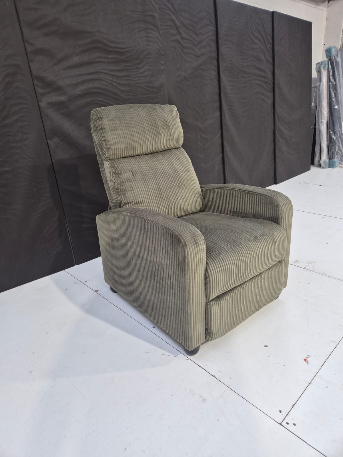 Sanza Corduroy Upholstered  Recliner 49216 - AMC Furniture