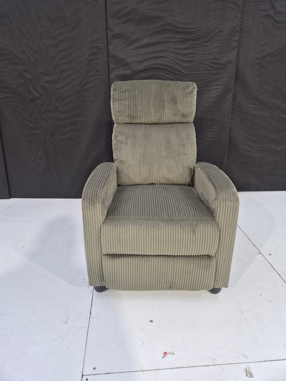 Sanza Corduroy Upholstered  Recliner 49216 - AMC Furniture