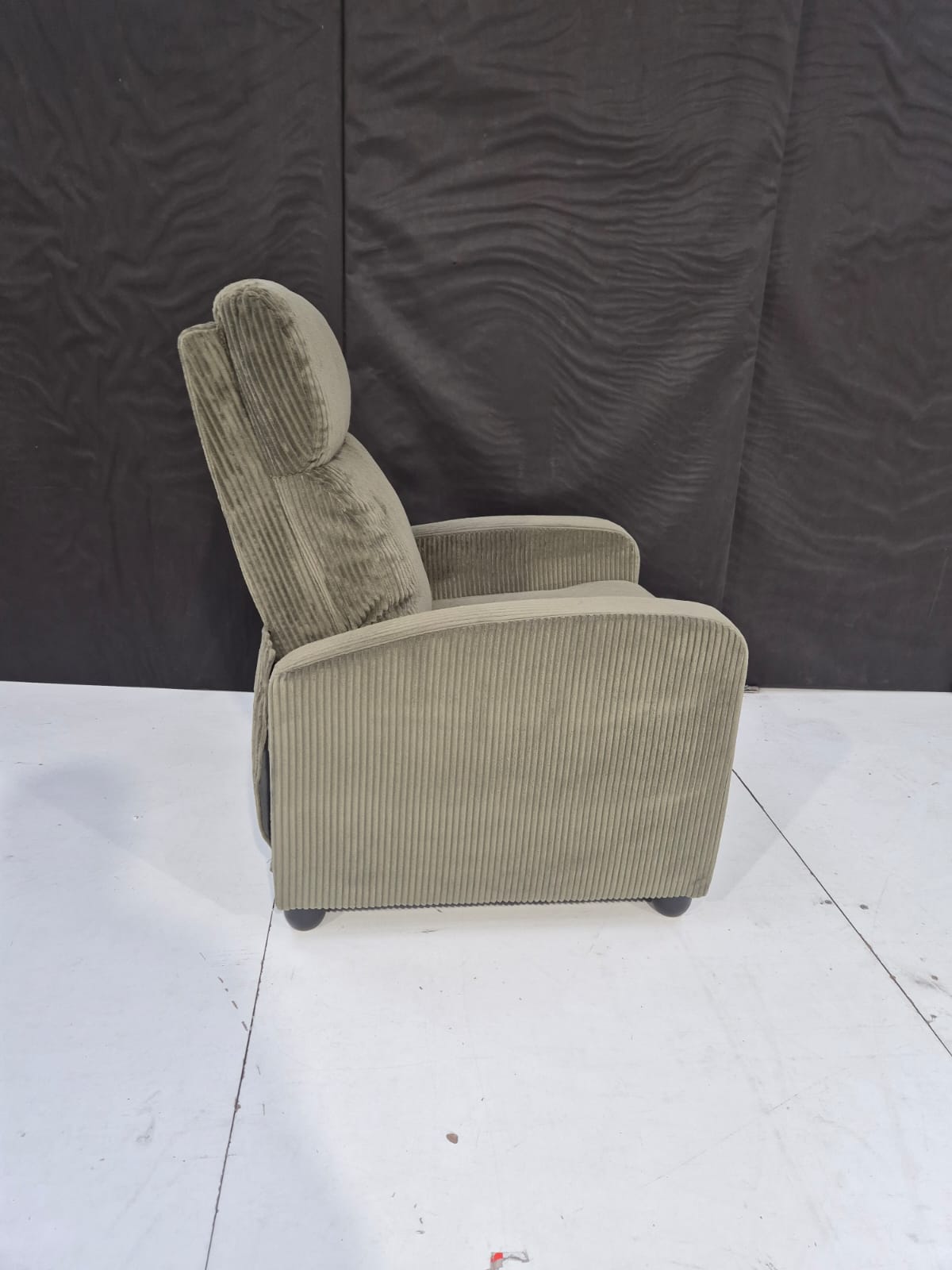 Sanza Corduroy Upholstered  Recliner 49216 - AMC Furniture