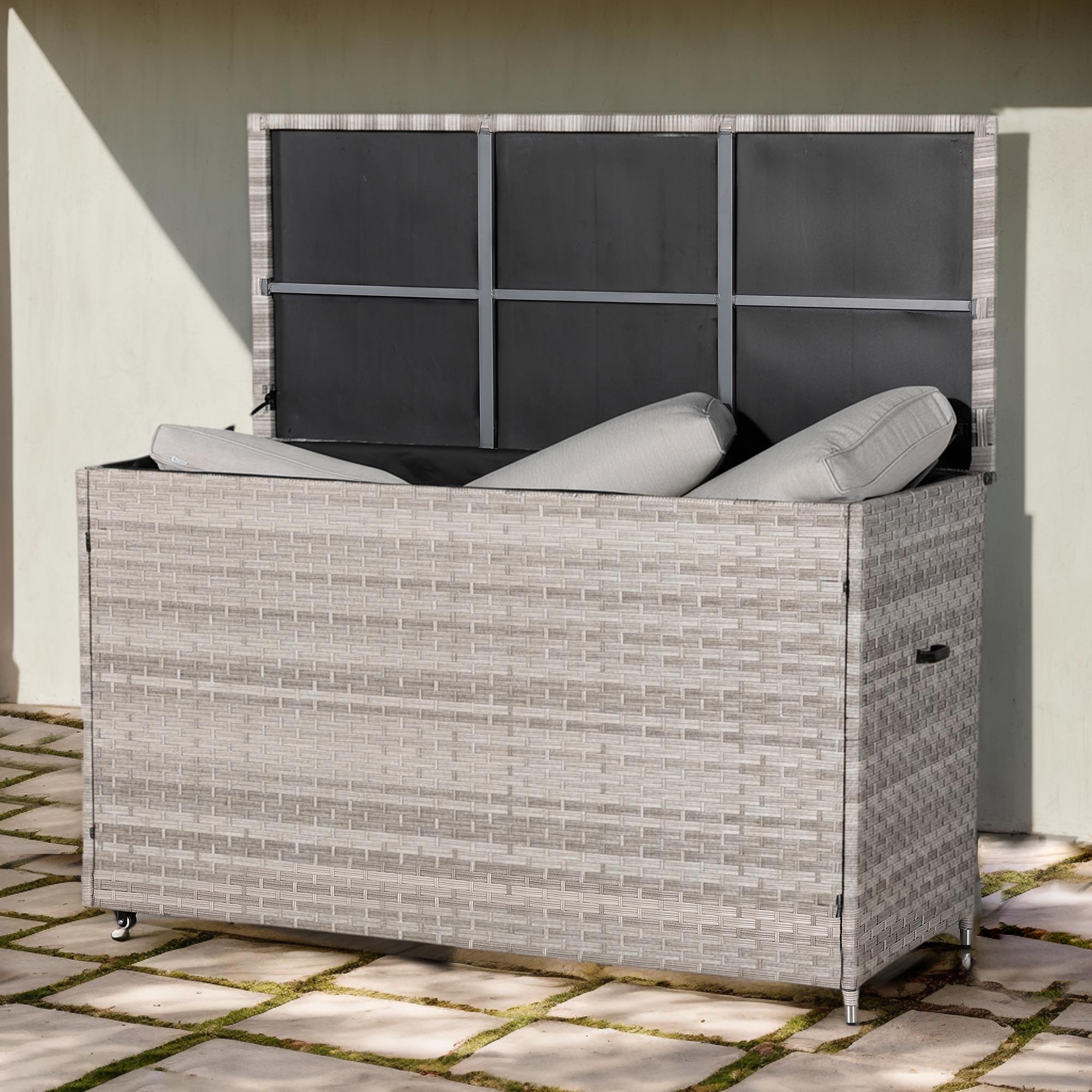 Palermo Rattan Garden Storage Box