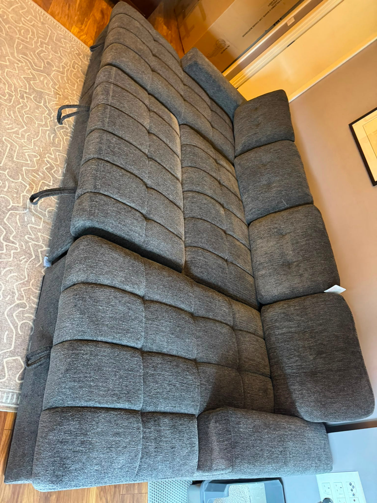 Amalfi U Shape Sofa Bed in Grey