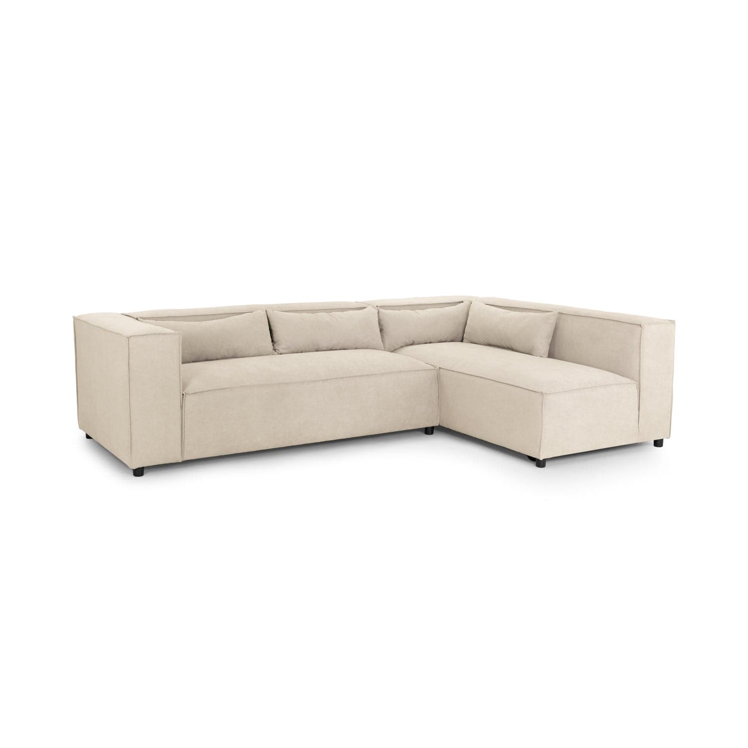 Robyn Sofa Beige Universal Corner - Front view (7022241677376)