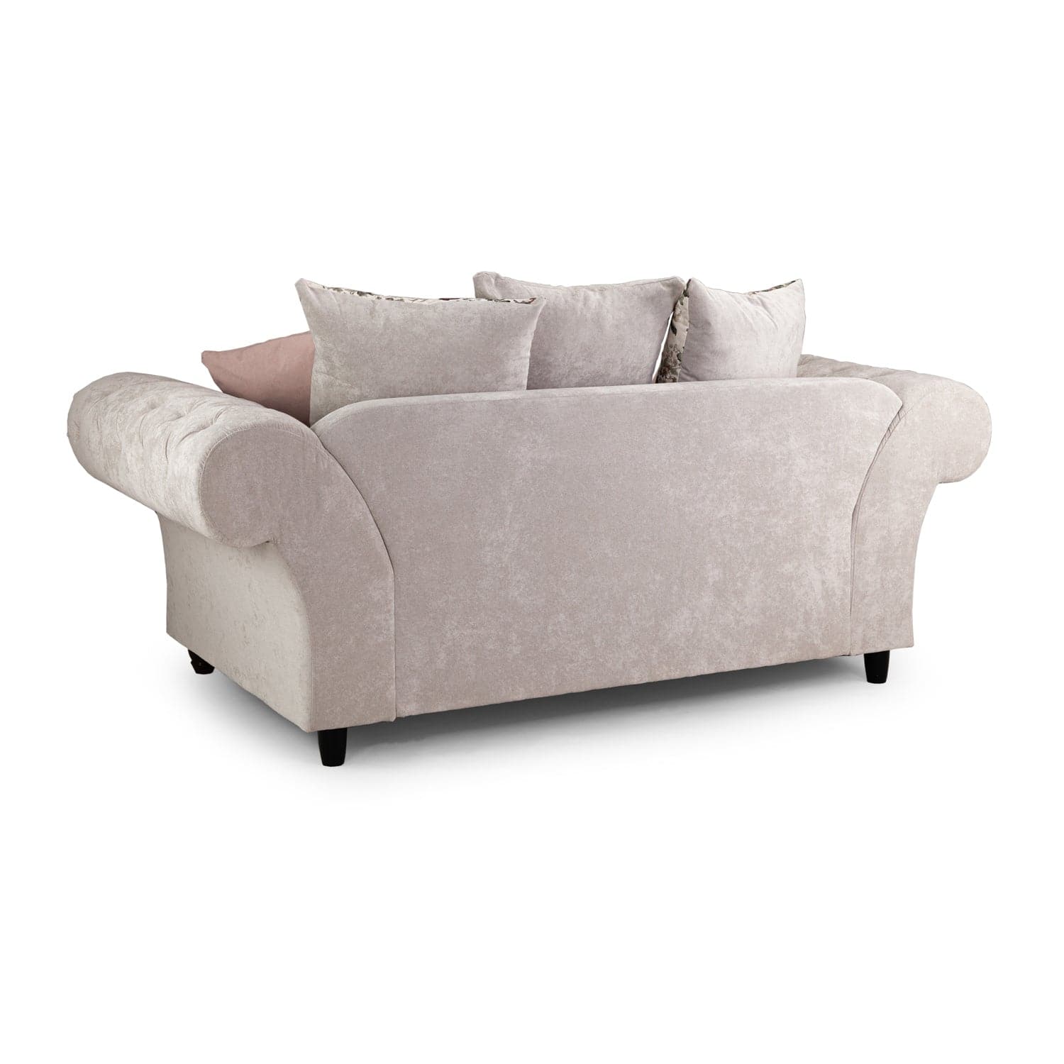 Roma Chesterfield Sofa Beige 2 Seater (7025829249088)
