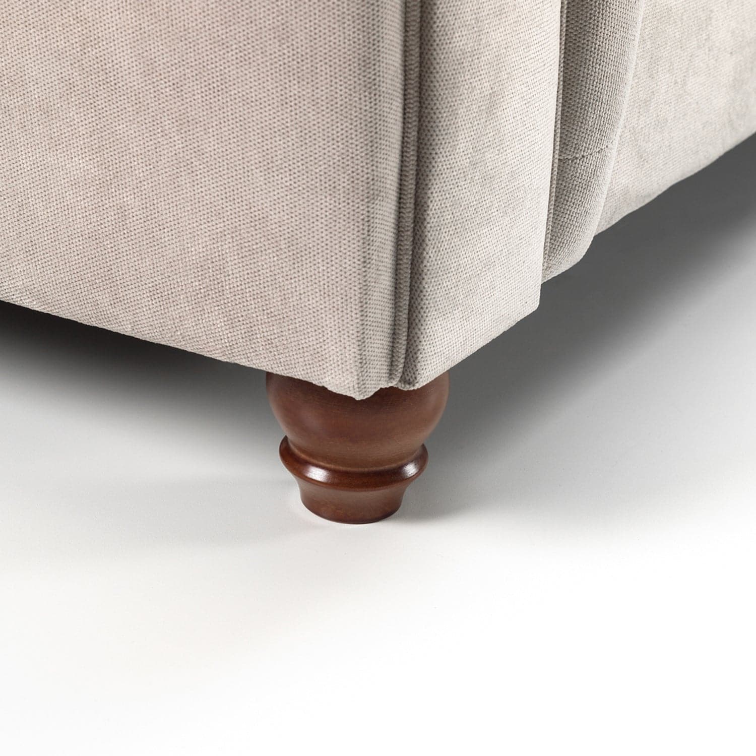 Roma Chesterfield Sofa Beige 2 Seater (7025829249088)