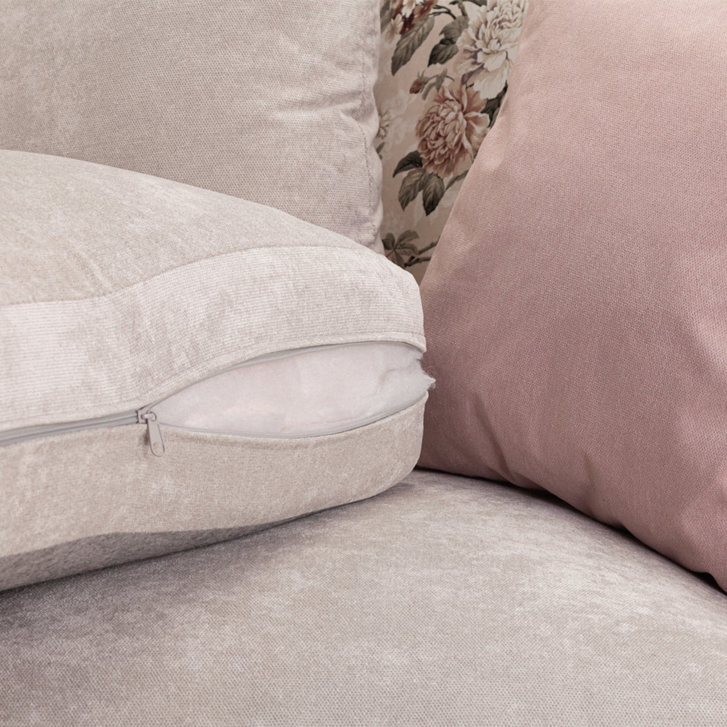 Roma Chesterfield Sofa Beige 2 Seater (7025829249088)