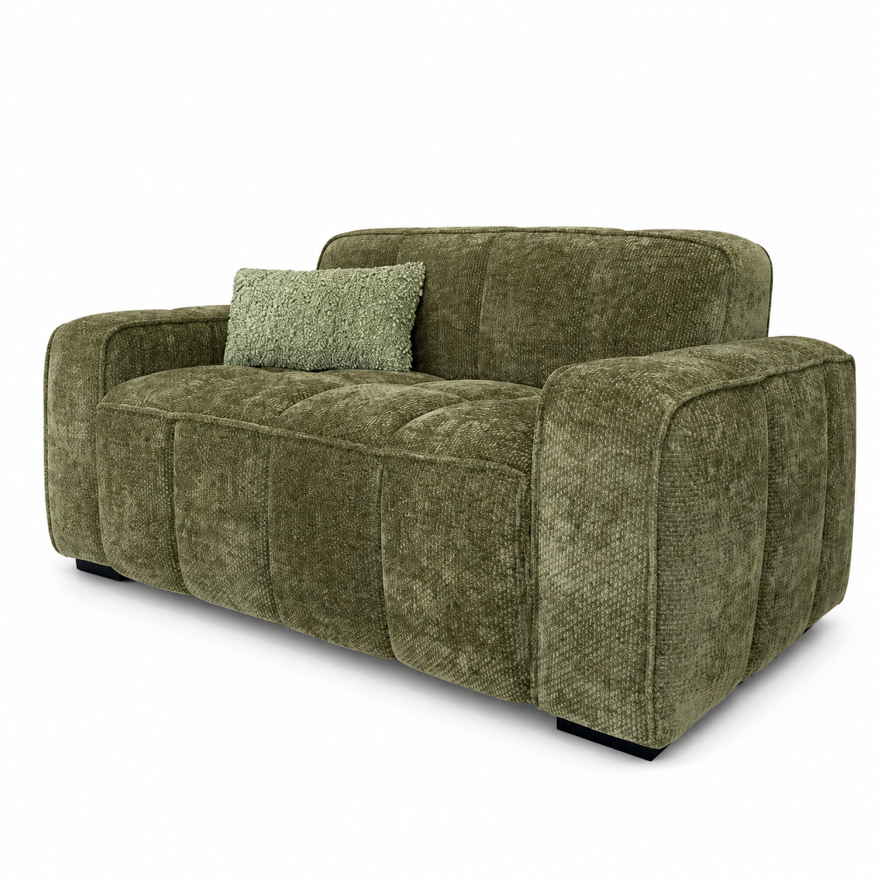 Romy 2 Seater Sofa in Olive