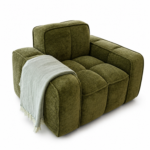 Romy Armchair in Olive