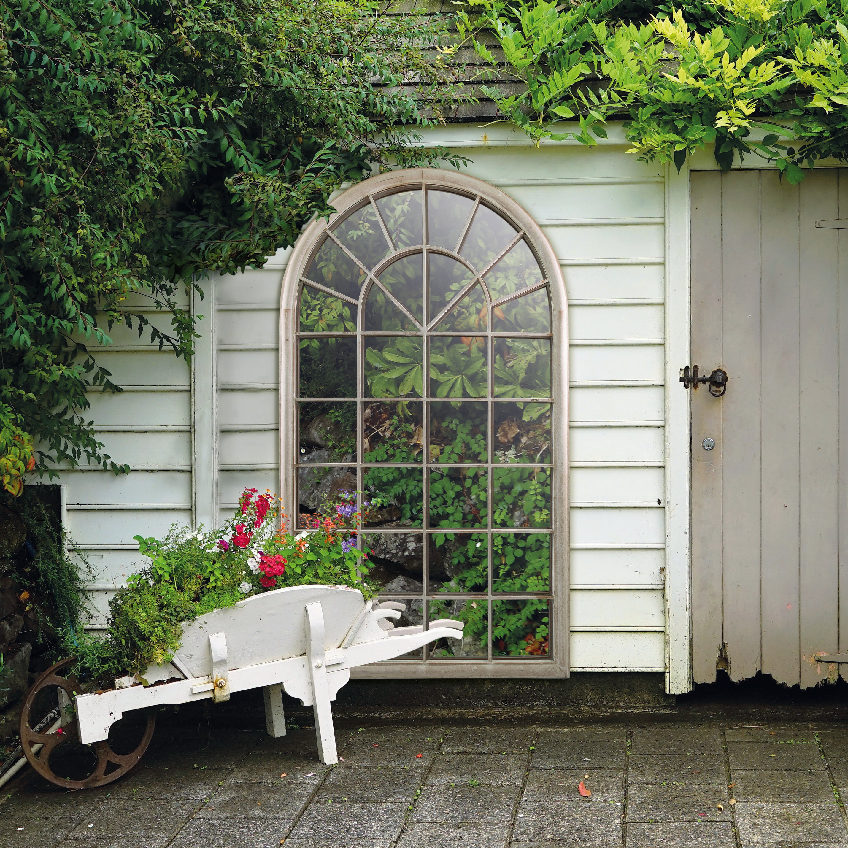 Rosie Country Arch Large Garden Mirror 160 x 91 CM (15010543468922)