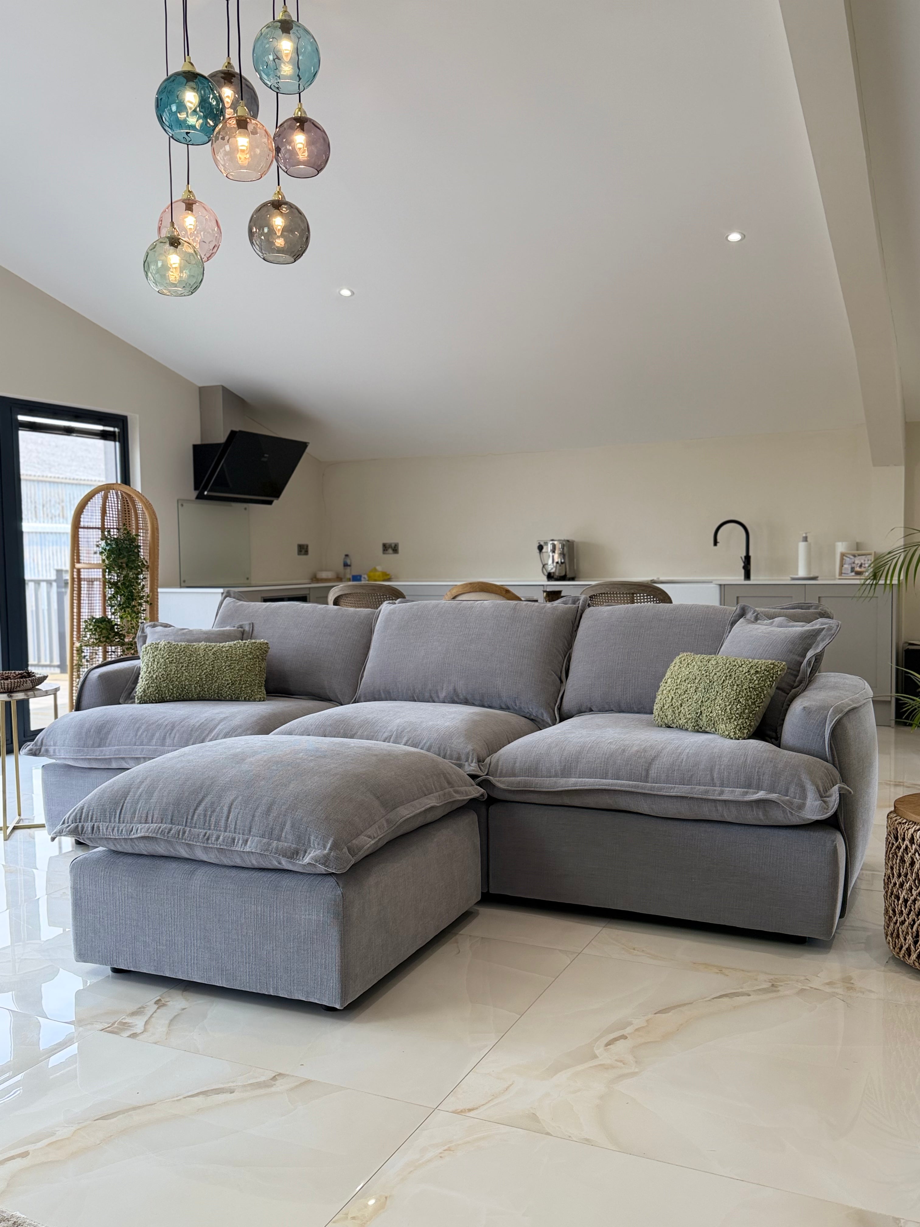 Esme Modular Sofa in Grey Beehive