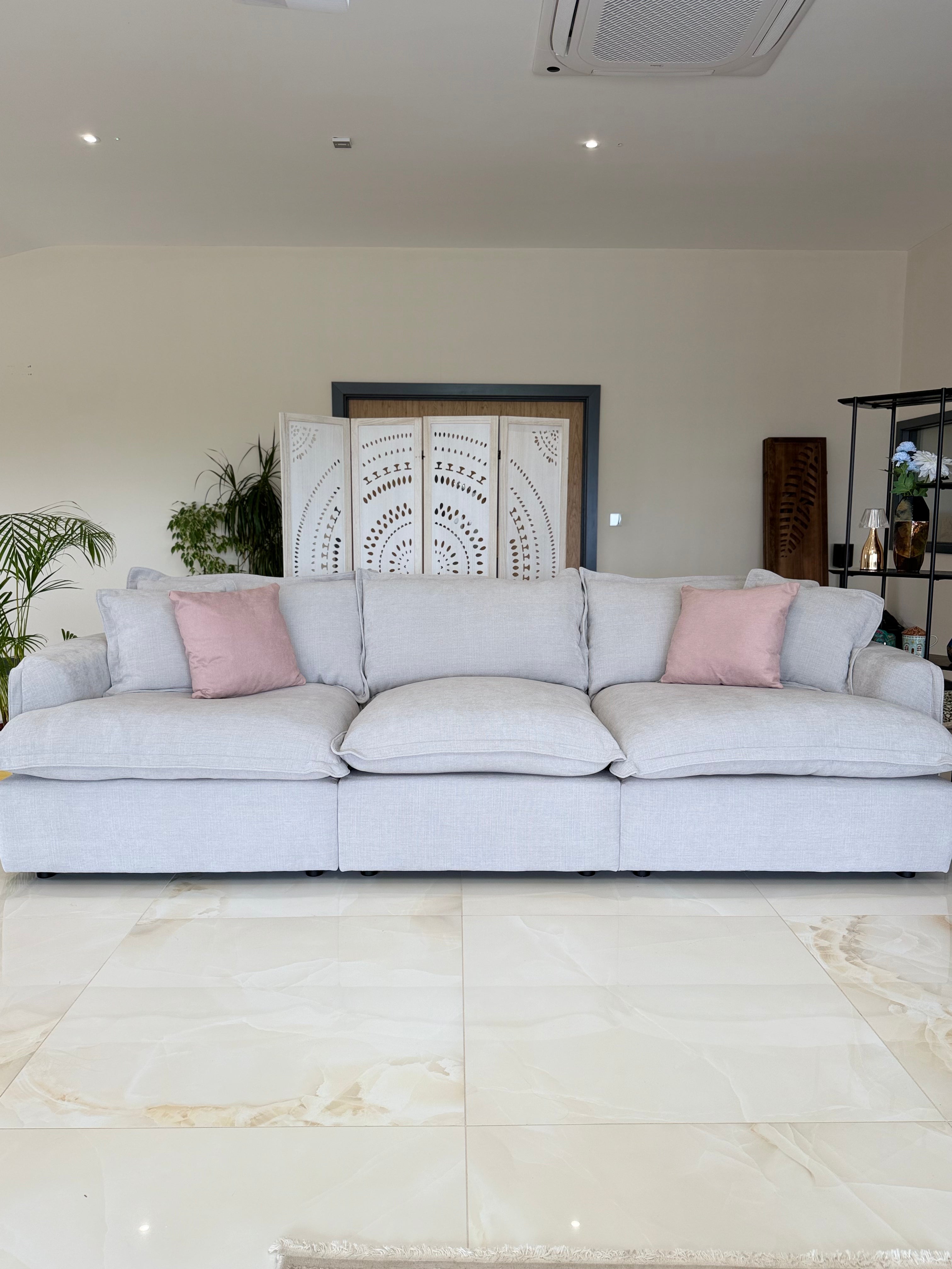 Esme Modular Sofa in Stone Beehive