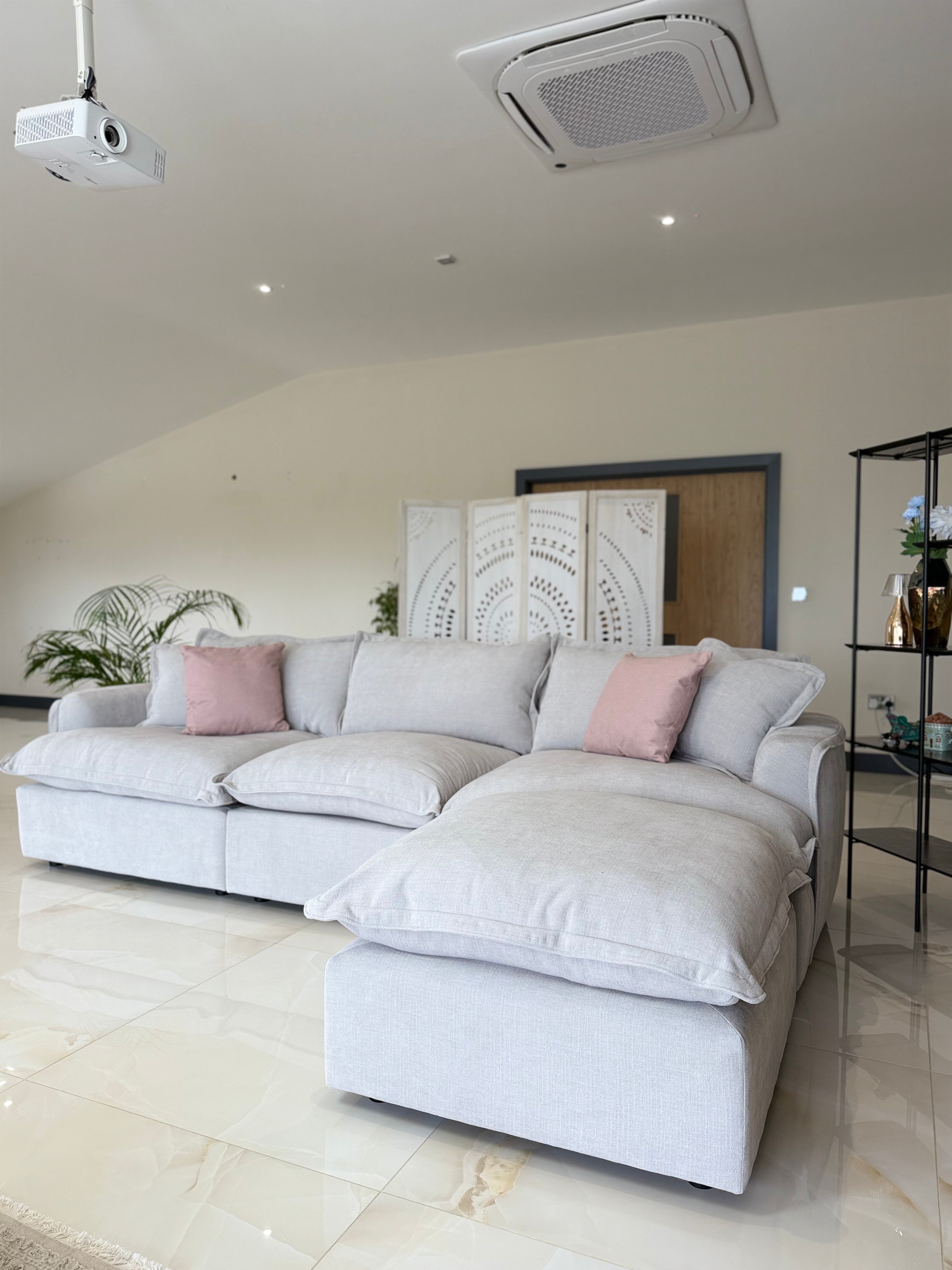 Esme Modular Sofa in Stone Beehive