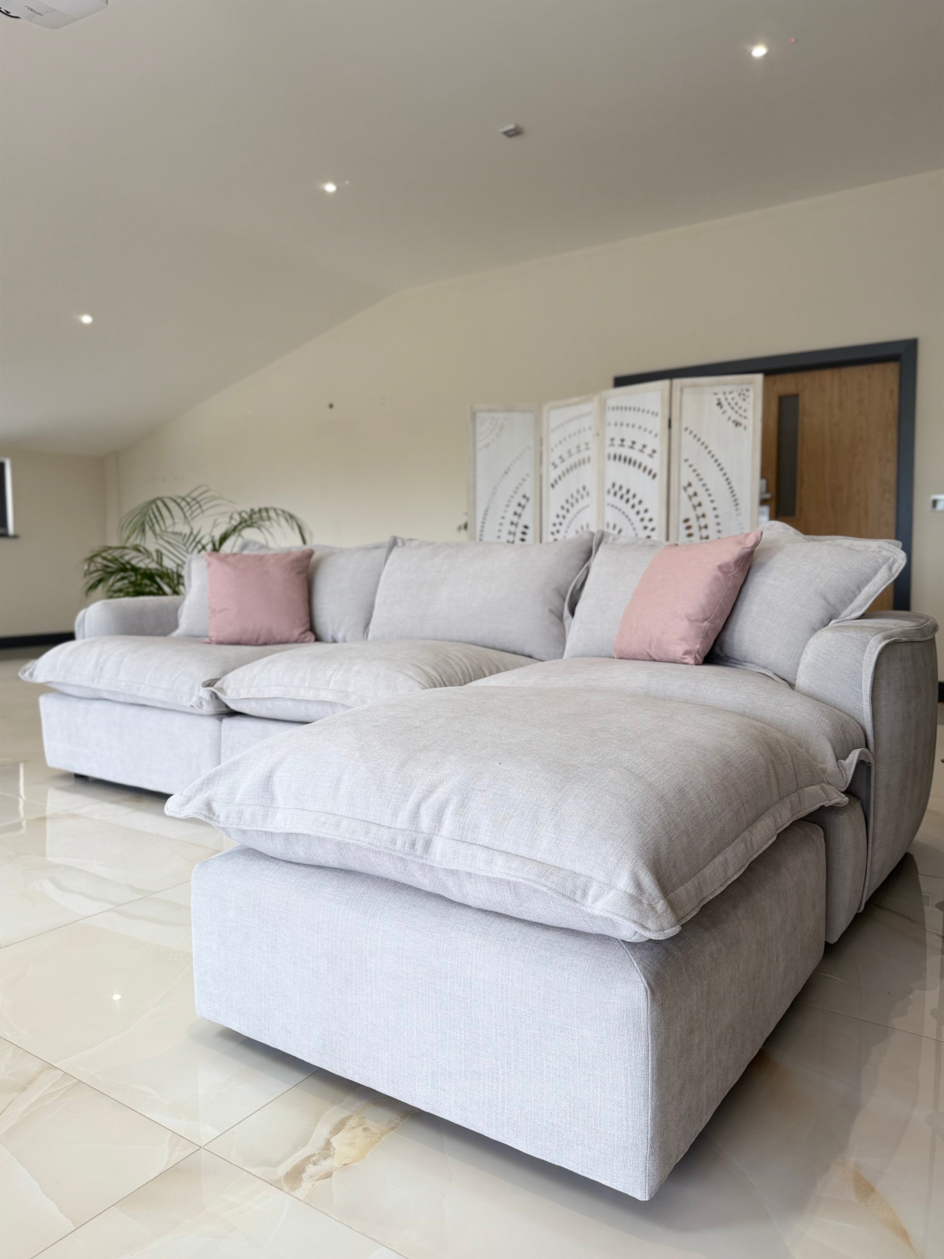 Esme Modular Sofa in Stone Beehive